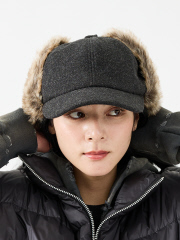 【RUBEN/ルーベン】WOOL LIKED EARCOVE CAP/ウールライクドイヤーカバーキャップ/イヤーカバー/ユニセックス【WEB限定】