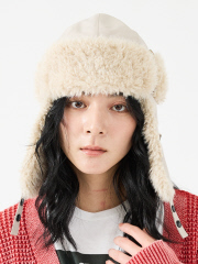 【RUBEN/ルーベン】NYLON FLYGHT CAP/ナイロンフライトキャップ/ファー使い/ユニセックス【WEB限定】