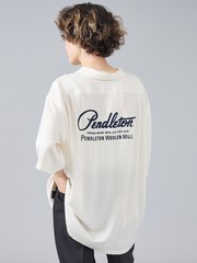 PENDLETON/ペンドルトン】ロゴエンブレム 刺繍 半袖シャツ / ユニ