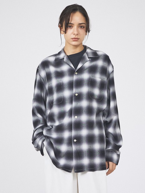 TOWNCRAFT/タウンクラフト】オンブレチェックシャツ/ユニセックス