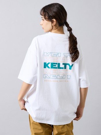 【KELTY / ケルティ】Back Typo Logo T-Shirt / バックタイプロゴTシャツ/ロゴT・ユニセックス