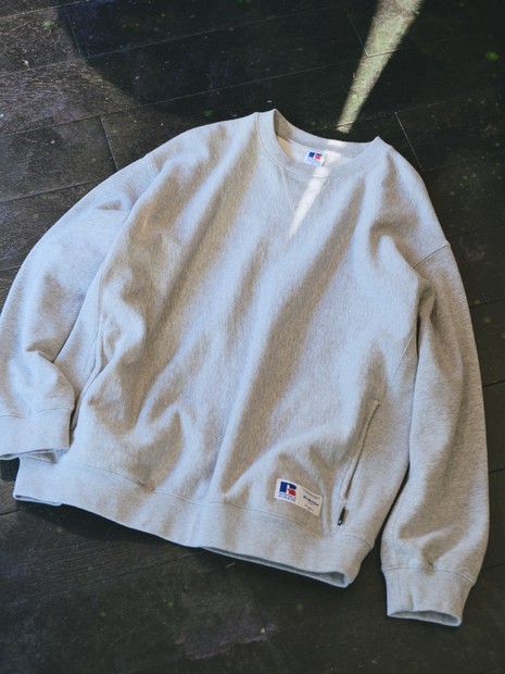 【BerBerJin × RUSSELL ATHLETIC】Soft Loop Back Crew Sweat / クルースウェット