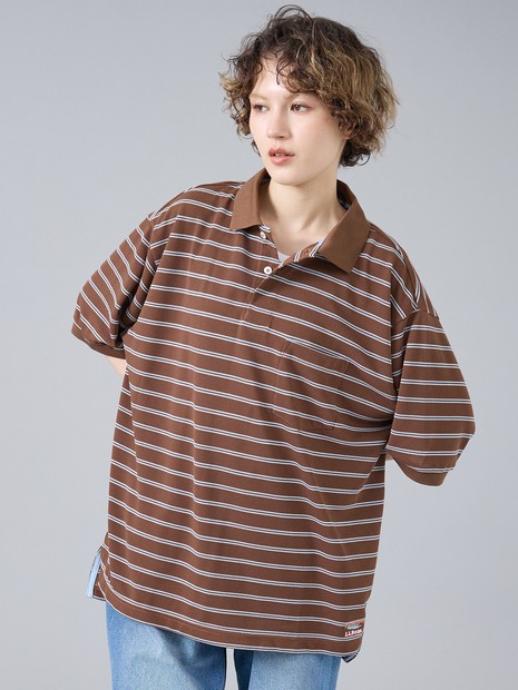 【L.L.Bean / エルエルビーン】 POLO SHIRT S/S／ポロシャツ／ユニセックス ／ショートスリーブ／ボーダー【WEB限定】