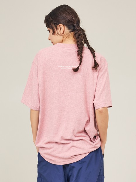 NANGA/ナンガ 】DRY MIX PIVOT SLEEVE TEE/ ロゴプリント Tシャツ/ユニ