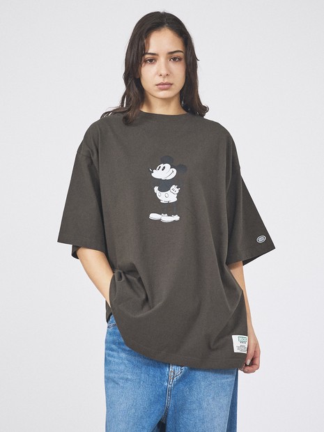 DISCUS ATHLETIC / ディスカス】Disney / ミッキープリント半袖Tシャツ