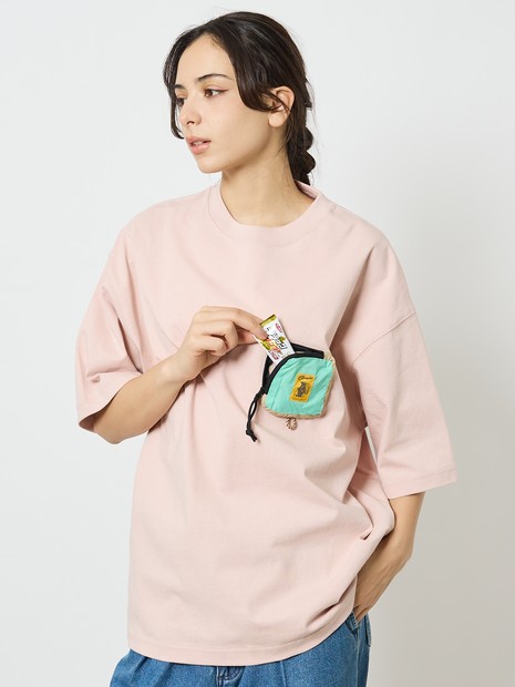 【COBMASTER / コブマスター】Zip Wallet Loose Tシャツ / ジップウォレット 付きTシャツ/ユニセックス