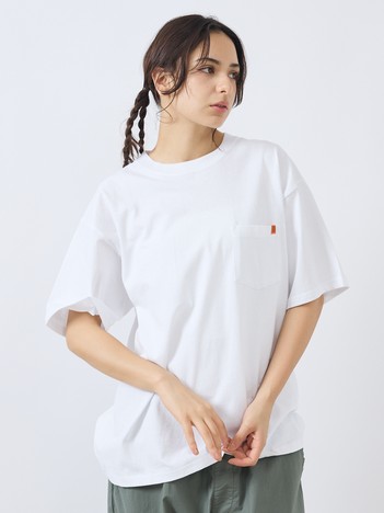 SELECT BY ABAHOUSE (MEN'S) - 【UNIVERSAL OVERALL/ユニバーサルオーバーオール】POCKET  TEE / ワンポイントロゴポケットクルーネックTシャツ/U2613219G【予約】