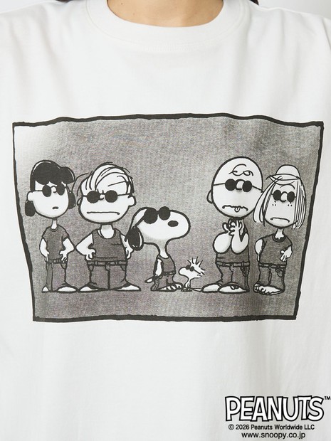 JOHNBULL/ジョンブル】PEANUTS SHADE GANGプリントTシャツ