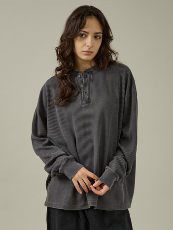 【SEABEES / シービーズ】ピグメント サーマル L/S ヘンリーネック / 2523-SB12 【自社限定】