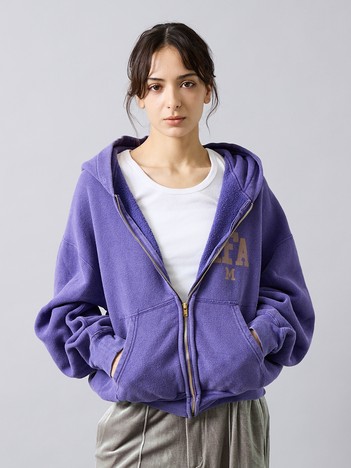 【REMI RELIEF / レミ レリーフ】  SP加工 起毛裏毛 ZIPパーカー（AFA・ジップフーディ・ユニセックス）