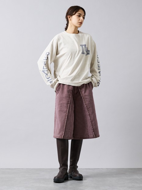 【REMI RELIEF / レミ レリーフ】  HARD SP加工 20/天竺 ロングスリーブTシャツ（IL）RN30389133／ユニセックス【予約】