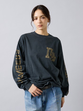 【REMI RELIEF / レミ レリーフ】  HARD SP加工 20/天竺 ロングスリーブTシャツ（IL）RN30389133／ユニセックス