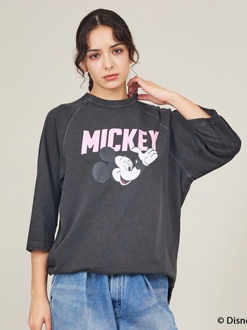 SELECT BY ABAHOUSE (MEN'S) - 【GOOD ROCK SPEED / グッドロックスピード】Mickey/ 7分袖Tシャツ/ユニセックス