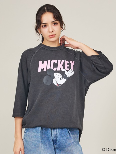 GOOD ROCK SPEED / グッドロックスピード】Mickey/ 7分袖Tシャツ/ユニ