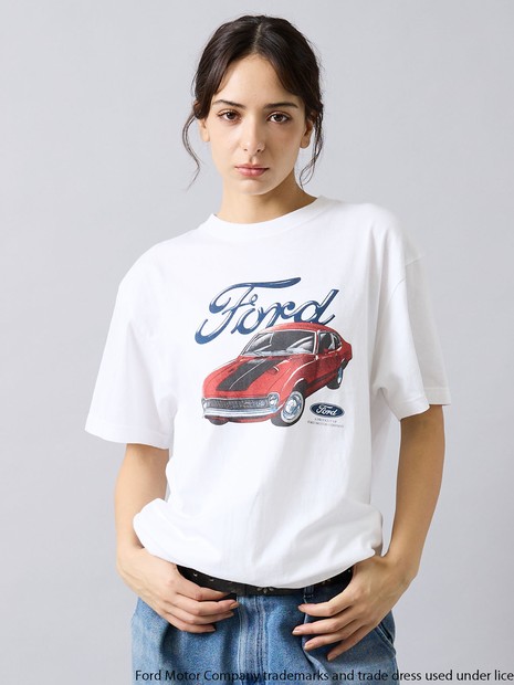 【GOOD ROCK SPEED / グッドロックスピード】FORD ロゴプリント/FORD Ringer /CARグラフィック/ユニセックス