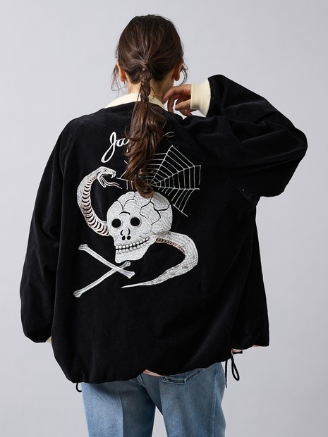 THRIFTY LOOK /スリフティルック】 / SNAKE & SKULL SOUVENIR JACKET