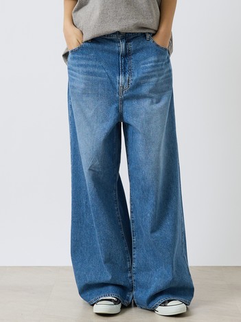 【NEEDBY heritage/ニードバイヘリテージ】HUNK（ハンク）ミッドライズワイドストレート/ユニセックス