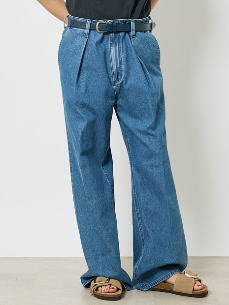 WEB限定【Wrangler / ラングラー】WRANCHER DENIM WIDE/ランチャー