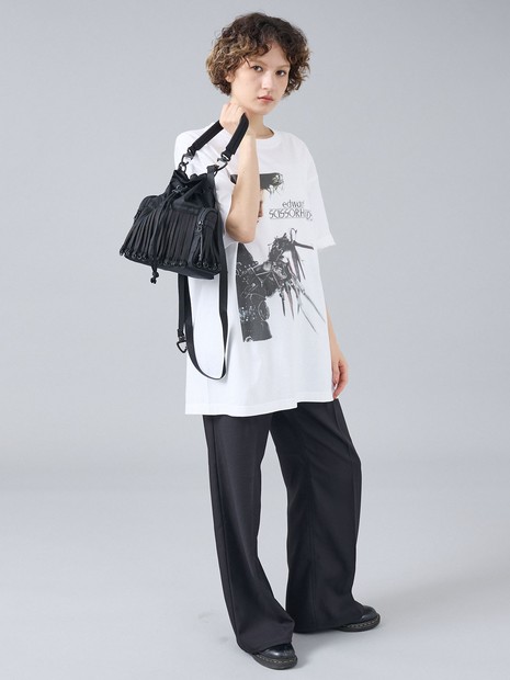 BAICYCLON by Bagjack/バイシクロン】TAPE FRINGE DREW STRING BAG
