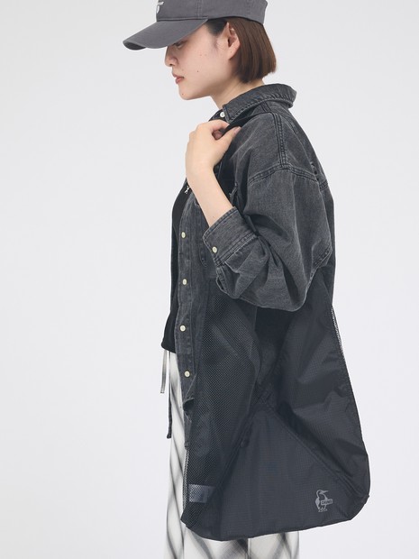 【CHUMS/チャムス】メッシュトライアングルショルダートートバッグ /Mesh Triangle Shoulder Tote Bag/ユニセックス/11L