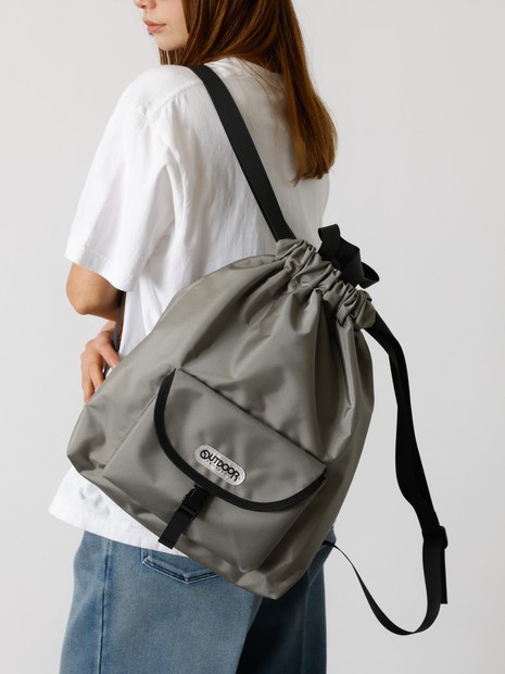 【OUTDOOR PRODUCTS / アウトドアプロダクツ】Front Pocket Knapsack/ナップザック/ユニセックス【WEB限定】【予約】