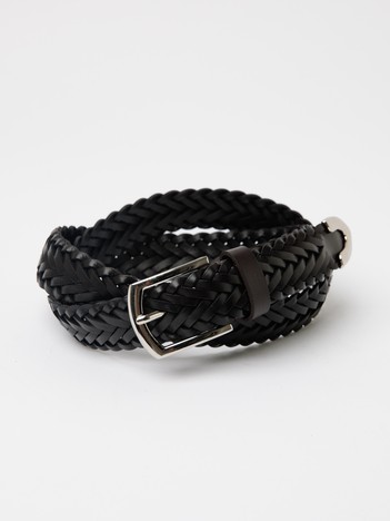 Puntale Leather Plain Belt / ウエスタンベルト/プンターレ レザーメッシュベルトレザーメッシュベルト/ユニセックス