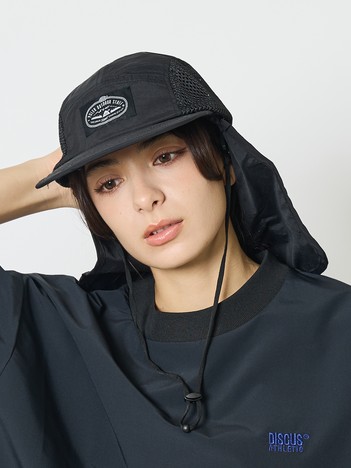 【POLER / ポーラー】2WAY サンガード付き 日よけ キャップ / ユニセックス
