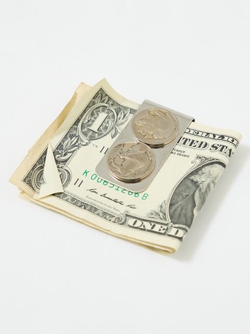 【indianjewely/ｲﾝﾃﾞｨｱﾝｼﾞｭｴﾘｰ】ヴィンテージコインシルバー バッファロー ニッケル インディアン/マネークリップ/財布/ウォレット