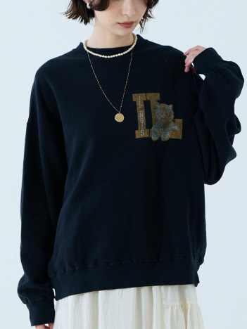 【REMI RELIEF / レミレリーフ】SP加工3飛び裏毛クルースウェット "IL"