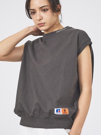 【RUSSELL×JACKSON MATISSE】Heavy Slub Jersey Sleeveless Shirts / ヘビースラブジャージースリーブレスシャツ