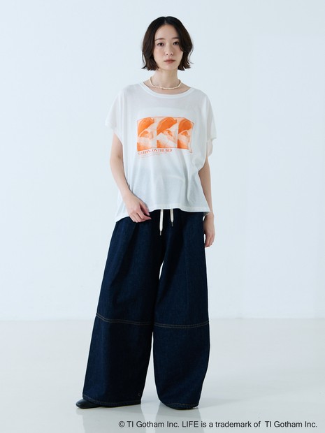 【GOOD ROCK SPEED/グッドロックスピード】プリントノースリーブTシャツ / フォトT / フレンチスリーブ / LIFE PICTURE COLLECTION【予約】
