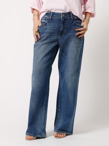 SELECT BY ABAHOUSE (Ladie's) - 【Healthy denim / ヘルシーデニム】Pink Pepper Midrise / ピンクペッパー ミッドライズ / ストレートデニム