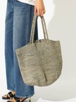【MADE IN MADA /メイドインマダ】ALICE MM BAG：ラフィアバッグ