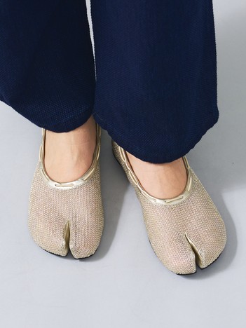 【PAES/ペイズ】タビメッシュパンプス/フラットシューズ/韓国/大人カジュアル