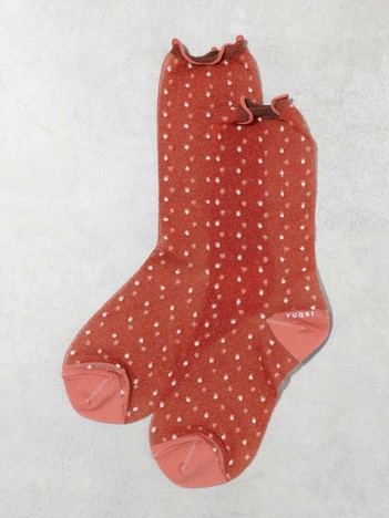 【YUQRI/ユクリ】DotVeil/靴下/フェミニン/ロマンティック/ギフト【WEB限定】