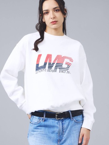 【Le Melange/ル・メランジュ】ロゴプリントスウェット/スポーティー【WEB限定】