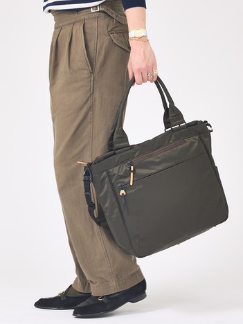 【DsBk / ディーエスビーケー】SquareSmartTOTE/スクエアスマートトート/撥水加工トート/ユニセックス【WEB限定】