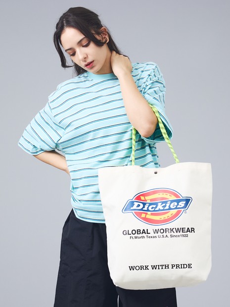 【DICKIES/ディッキーズ】LOGO PRINT ROPE TOTE BAG / トートバッグ / ユニセックス
