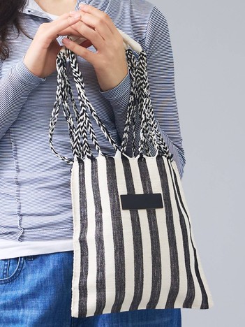 【MOON BIRD/ムーンバード】手織りハンモックトートバッグS/手織り【WEB限定】