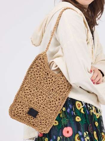 SELECT BY ABAHOUSE (Ladie's) - 【Swaraj /スワラージ】手編みペーパーラフィアBAG/トートバッグ/ハンドメイド【WEB限定】【予約】