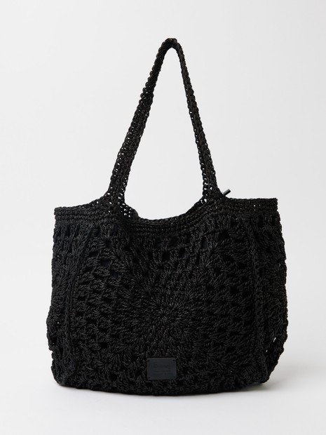 Swaraj /スワラージ】手編みペーパーラフィアトートBAG/トートバッグ