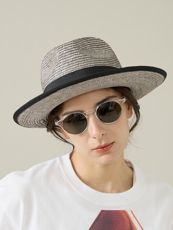 【RUBEN/ルーベン】STRAW LONGBRIM CODEHAT/ストローロングブリムコードハット/ユニセックス/【WEB限定】