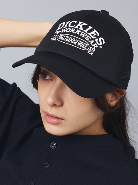 【Dickies / ディッキーズ】WORKMOTIF MESH　CAP/ワークモチーフメッシュキャップ/ユニセックス【WEB限定】