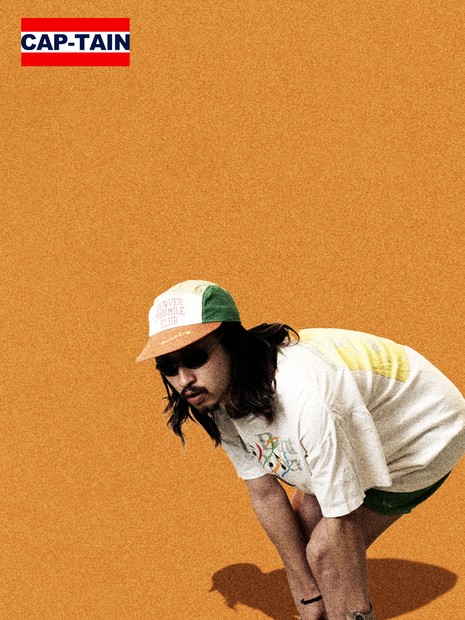 【CAP-TAIN】13.14 刺繍アップル×NEW YORK CITY｜DENVER カラーブロック キャップ / ユニセックス