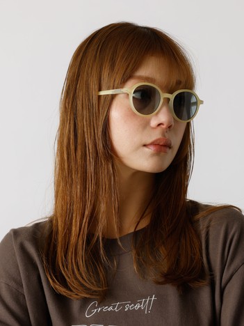 AT-SCELTA - 【LE FOON / ルフォーン】 Mont Blanc Cream/ラウンド/サングラス/ユニセックス【WEB限定】【予約】