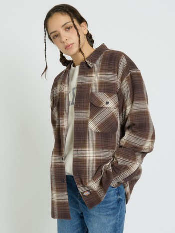 【Dickies / ディッキーズ】フランネルチェックシャツ / ユニセックス / DC2049