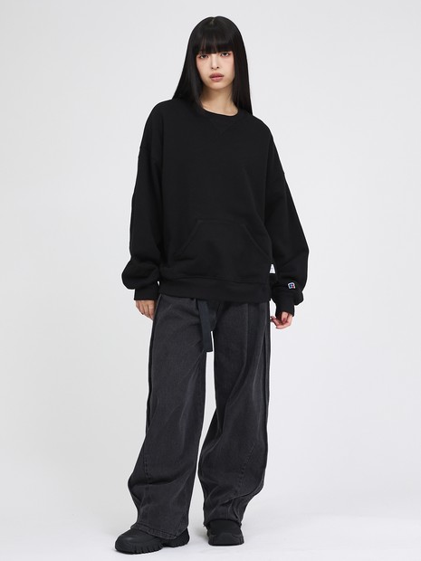 WEB限定【RUSSELL×BerBerJin】Nu Blend Double Face CN Sweat / ダブル