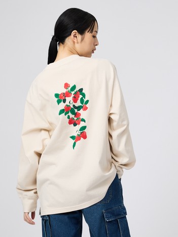 【L.L.Bean / エルエルビーン】Union Wreaths Long-Sleeve バックプリント長袖Tシャツ / ユニセックス【自社限定】