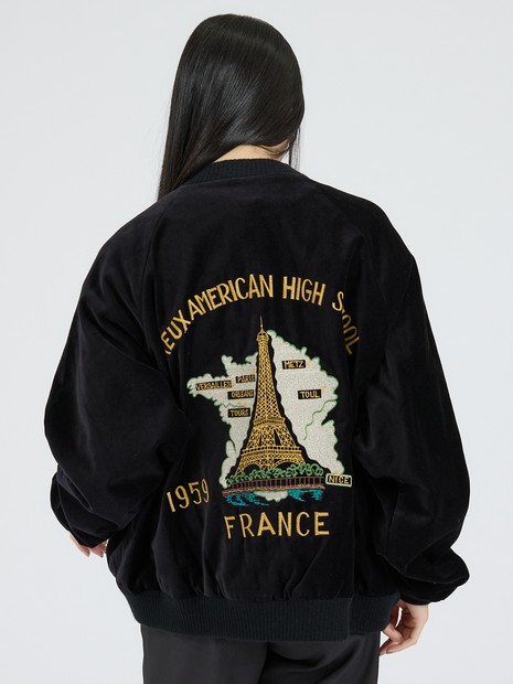 米軍 スーベニア ツアー ジャケット 沖縄 日本 和柄 THRIFTY LOOK / スリフティールック】OKINAWA SOUVENIR JACKET