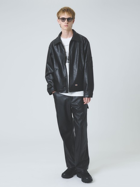 Dickies / ディッキーズ】フェイクレザー アイゼンハワージャケット